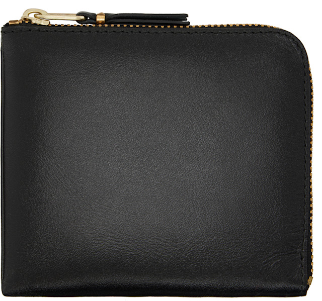 COMME des GARÇONS WALLETS: Black Classic Leather Wallet | SSENSE
