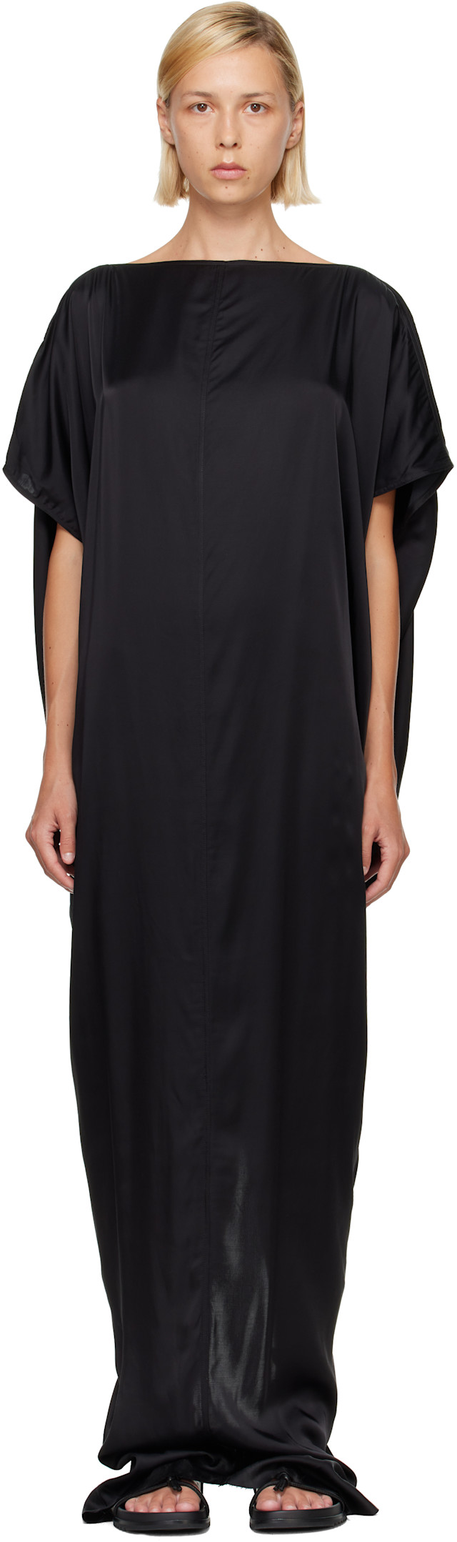 Rick Owens: Black Tower Dagger Maxi Dress | SSENSE
