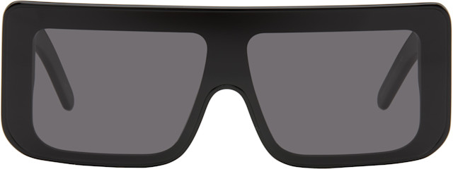 Rick Owens: Black Tower Documenta Sunglasses | SSENSE