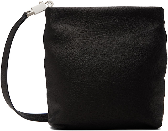 Rick Owens: Black Tower Soft Adri Satchel | SSENSE