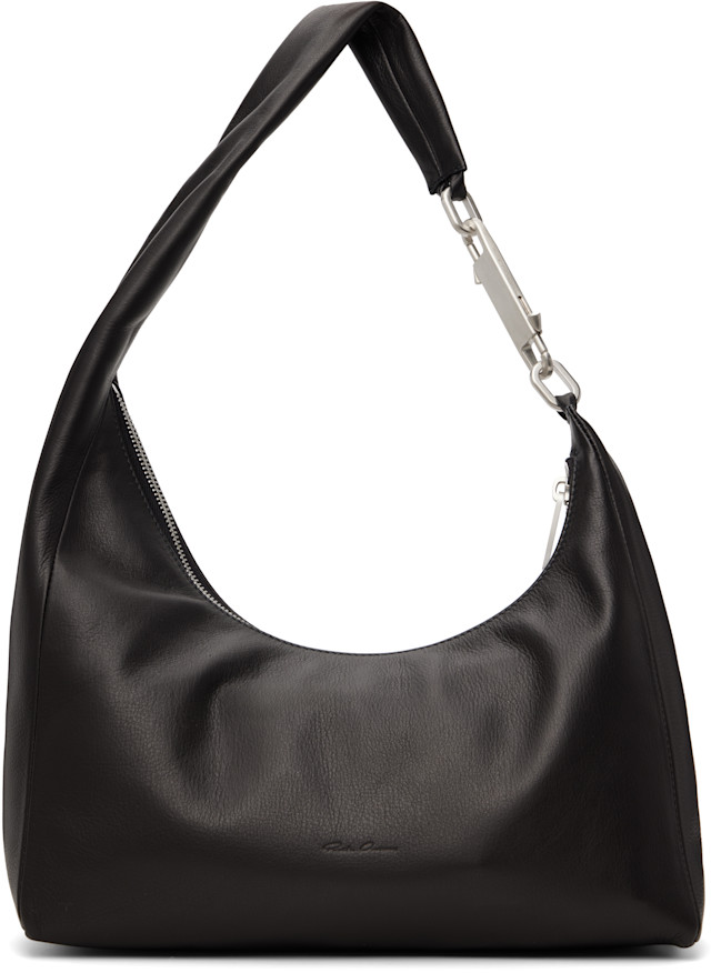 付属品完備☆極備品 スモールGeminiバッグ Rick Owens: ブラック スモール Tower Gemini バッグ | SSENSE 日本