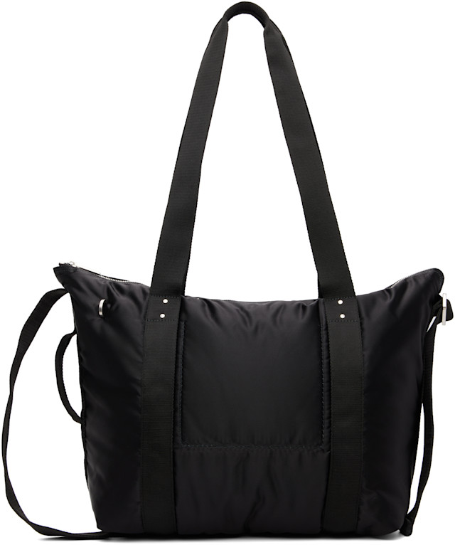 Rick Owens: ブラック Tower Trolley トートバッグ | SSENSE 日本