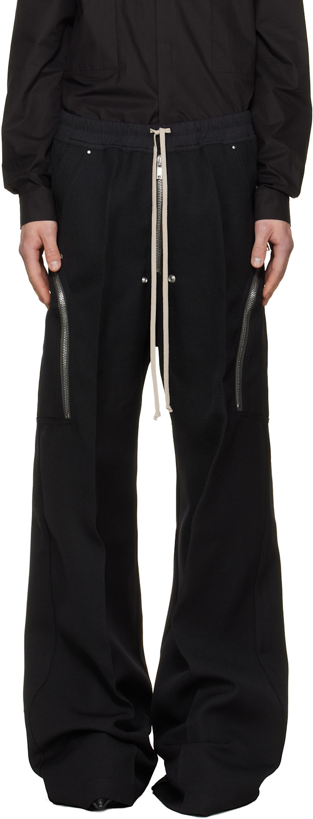 Rick Owens: Black Tower Heizer Belas Cargo Pants | SSENSE
