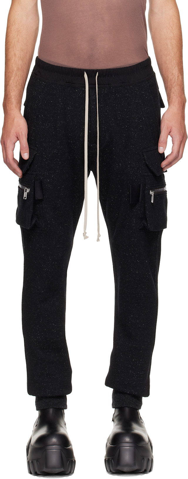 Rick Owens: Black Tower Mastodon Cargo Pants | SSENSE