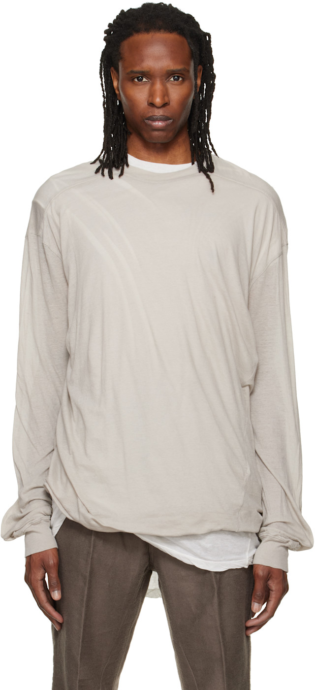 Rick Owens: Off-White Tower Rick S Jumbo L/S T-shirt | SSENSE