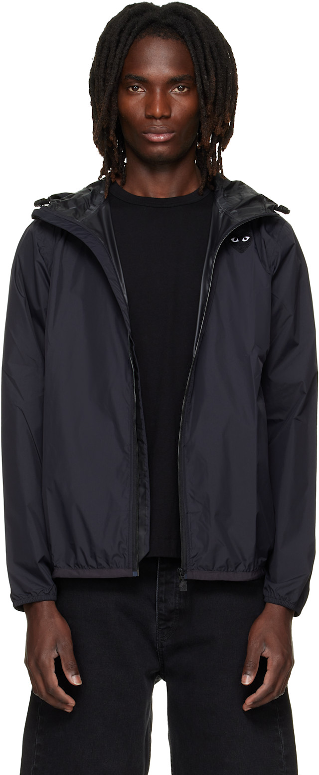 COMME des GARÇONS PLAY: Black K-Way Edition Full Zip Jacket
