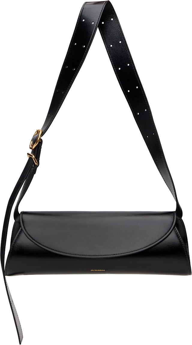 JIL SANDER / Cannolo スモール BLK Jil Sander: Black Cannolo Small Bag | SSENSE