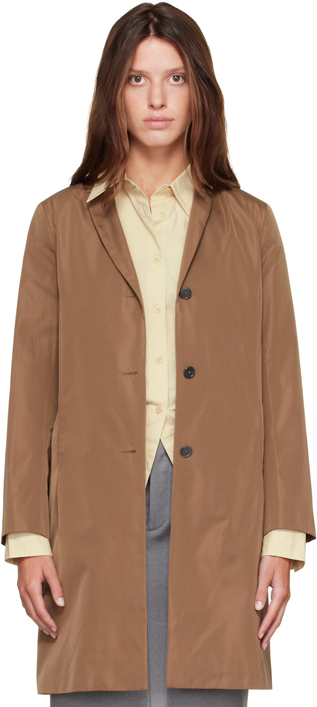 Jil Sander: Tan Radzimir Coat | SSENSE