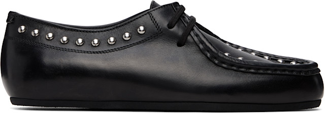 極美品 ジルサンダー レースアップシューズ　黒 39 25cm レディース jil-sander-black-hood-lace-up-