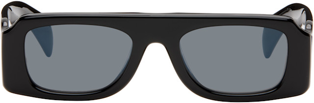 【美品】JIL SANDER OLIVER PEOPLESサングラス Jil Sander: Black Oliver Peoples 'Edition 4' Sculptural Sunglasses