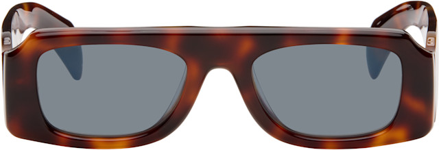 Jil Sander: ブラウン Oliver Peoples 'Edition 4' Sculptural