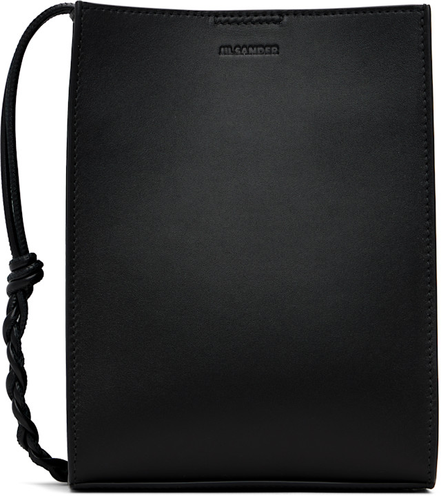 JIL SANDER ブラック ポーチ Jil Sander: ブラック スモール Tangle ポーチ | SSENSE 日本