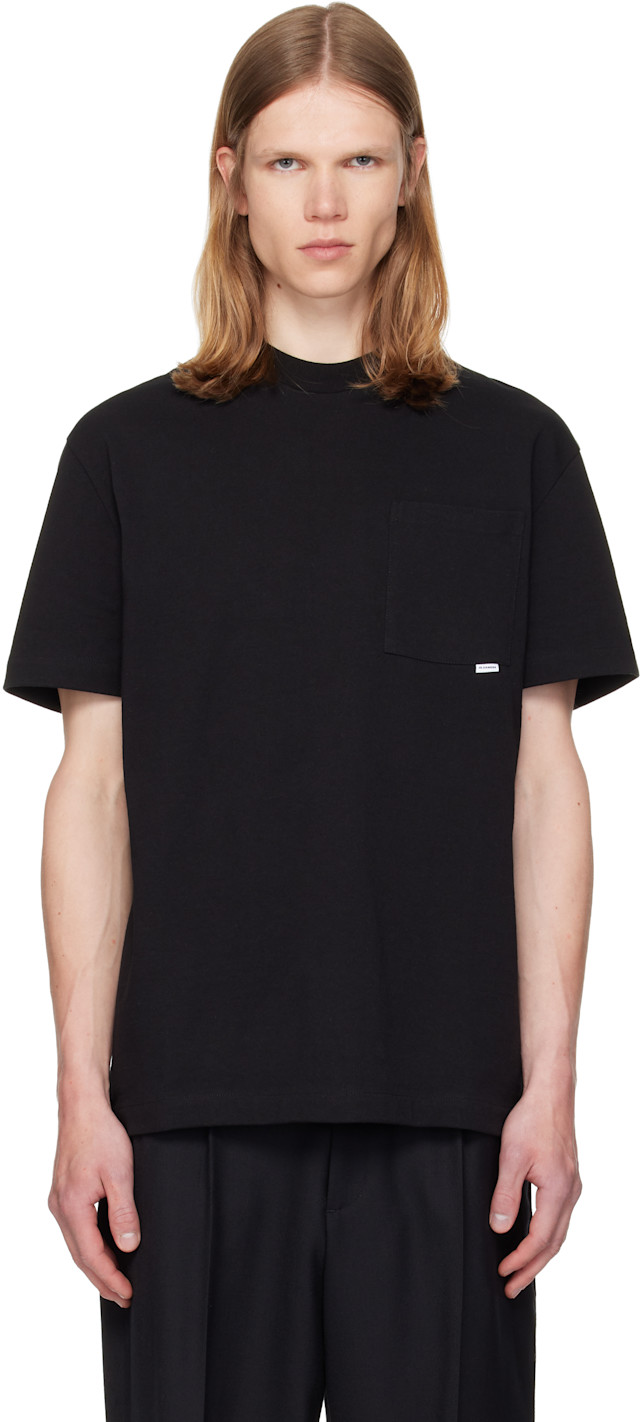 Jil Sander: Black Pocket T-shirt | SSENSE