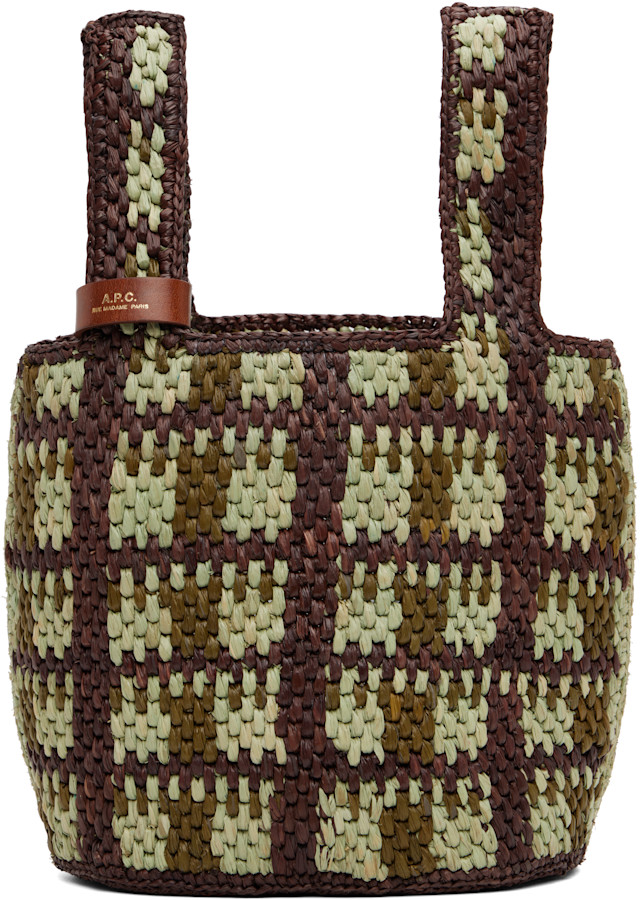 A.P.C.: Brown & Green Pecan Bag | SSENSE