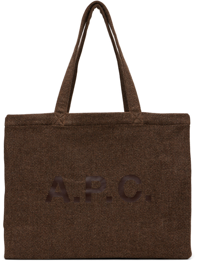 A.P.C.: Brown Diane Shopping Tote | SSENSE