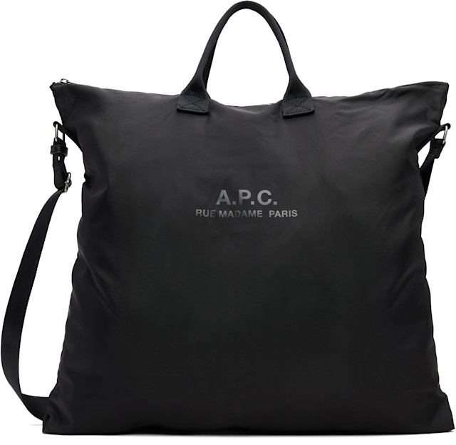 A.P.C.: Black Backstage Crossbody Bag | SSENSE