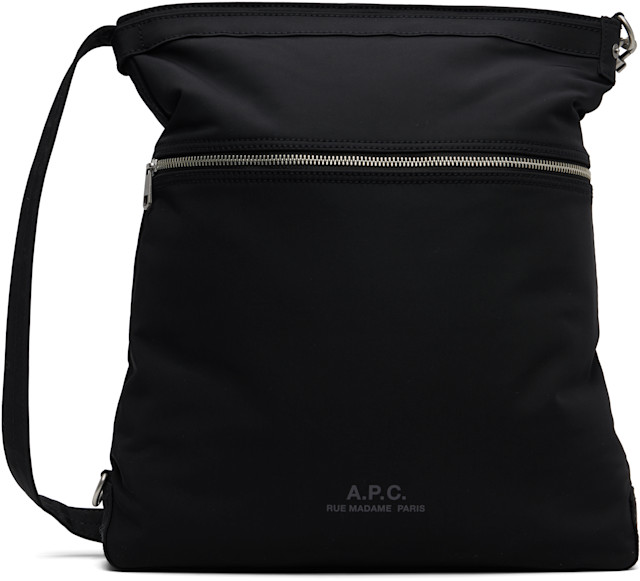 A.P.C.: Black Archive Crossbody Bag | SSENSE Germany