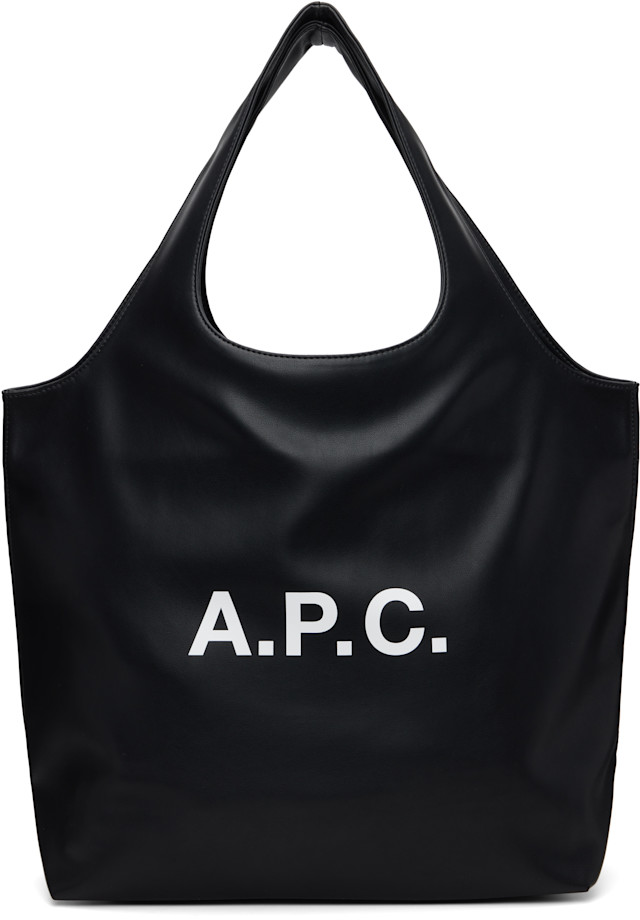 A.P.C.: Black Ninon Tote | SSENSE