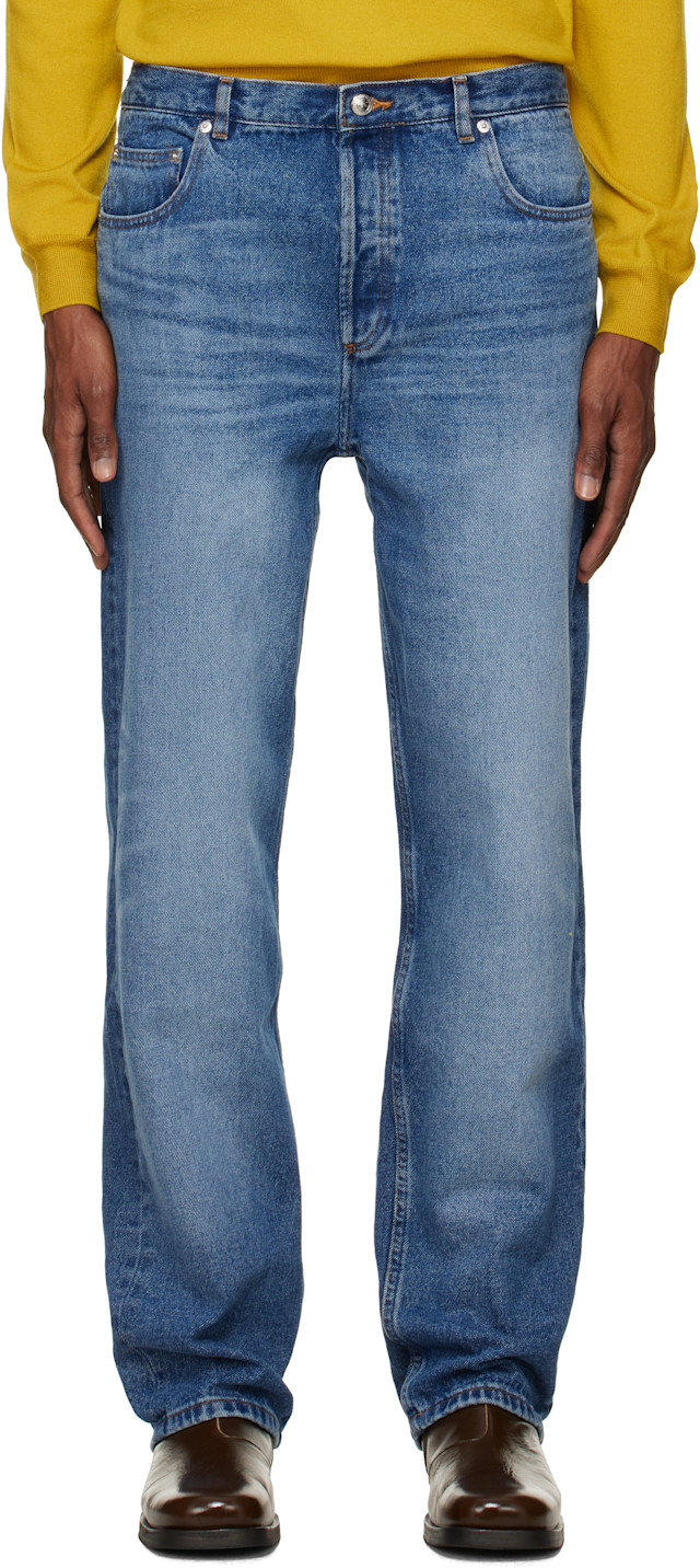 A.P.C.: Blue Fairfax Jeans | SSENSE Australia