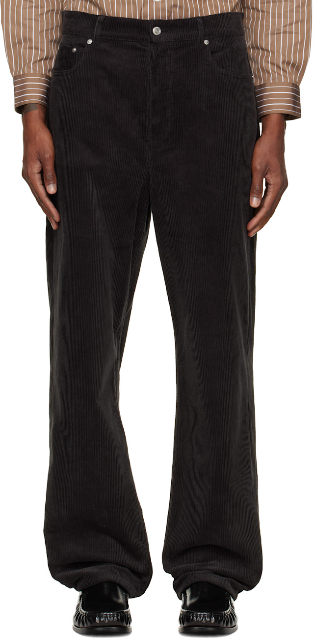 A.P.C.: Gray Solal Trousers | SSENSE