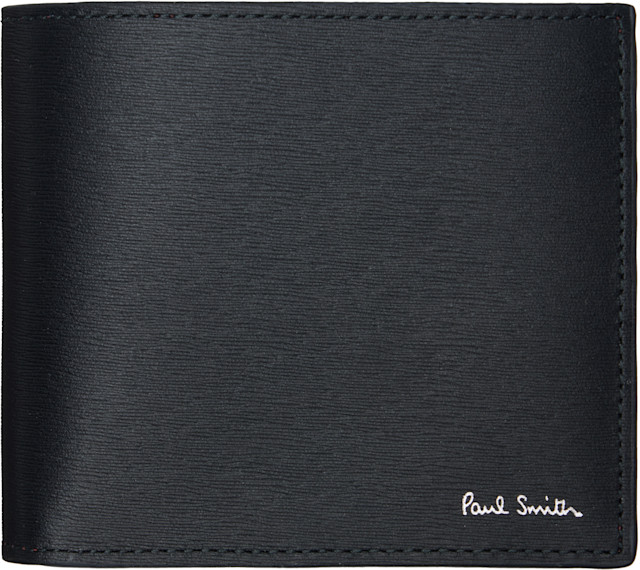 Paul Smith: Black 'Artist Stripe' Interior Wallet | SSENSE