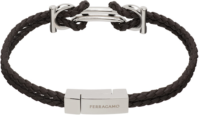 Ferragamo: Braided ブレスレット | SSENSE 日本