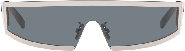 Givenchy: Silver Square Sunglasses | SSENSE
