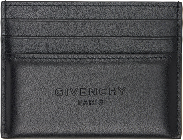 Givenchy: ブラック パデッド カードケース | SSENSE 日本