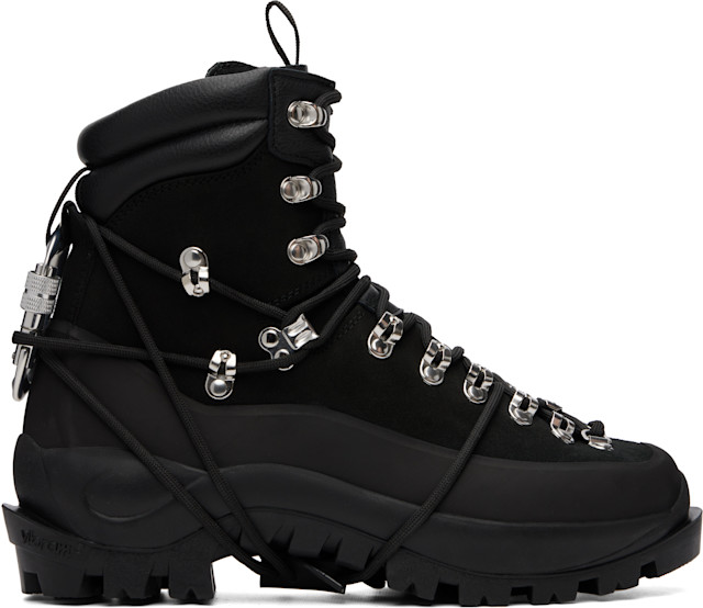 HELIOT EMIL: ブラック Hiking ブーツ | SSENSE 日本