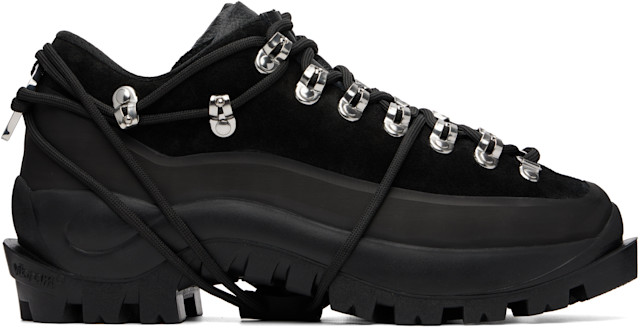 HELIOT EMIL hiking boots サイズ 40 HELIOT EMIL: Black Low Hiking Boots | SSENSE
