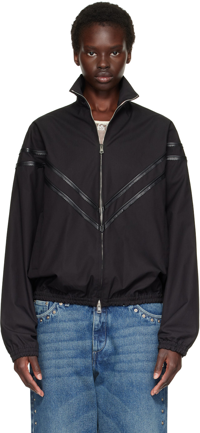 Stefan Cooke: Black Pinking Corded Jacket | SSENSE Canada