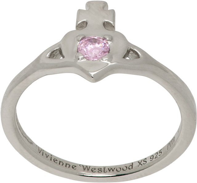 Vivienne Westwood 指輪 リング ピンク XS Vivienne Westwood: Noella Ring | SSENSE