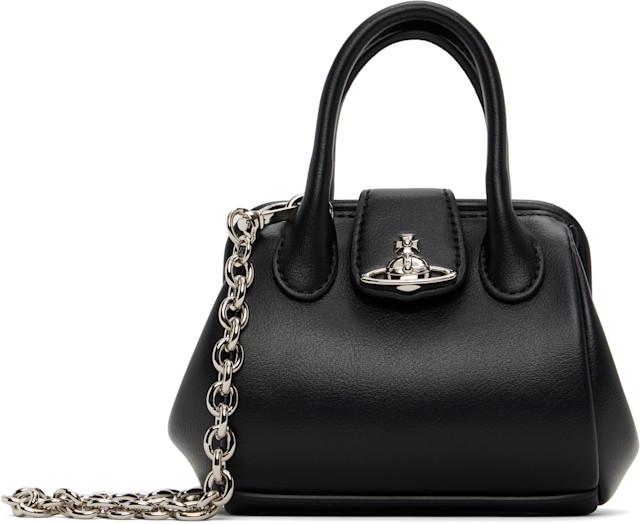 Vivienne Westwood: Black Pamela Mini Bag | SSENSE Canada