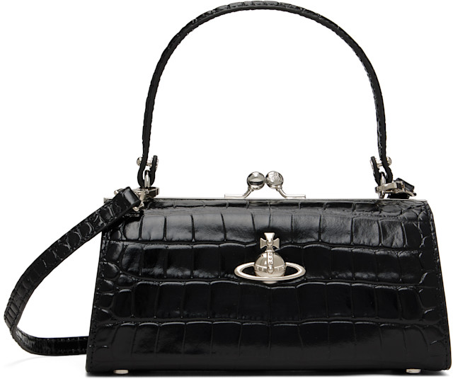 Vivienne Westwood: Black Doll XL Frame Bag | SSENSE