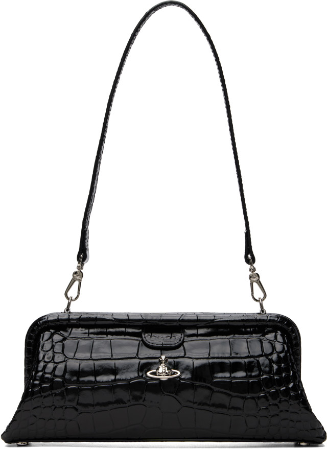 Vivienne Westwood: Black Jane Frame Purse | SSENSE Germany