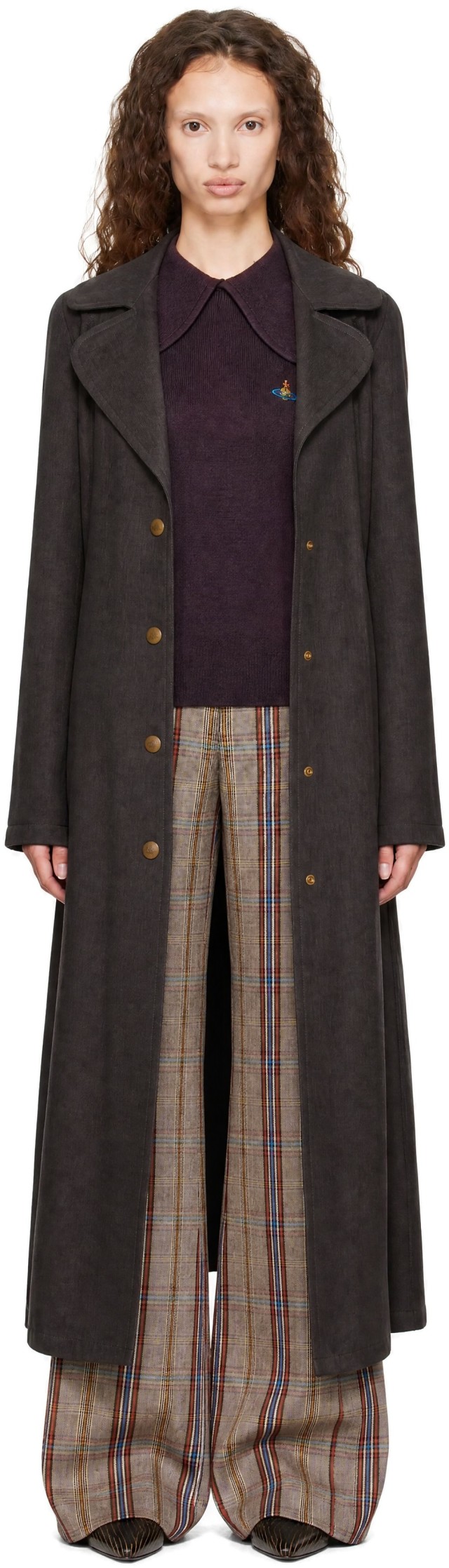 Vivienne Westwood: Gray Liska Coat | SSENSE