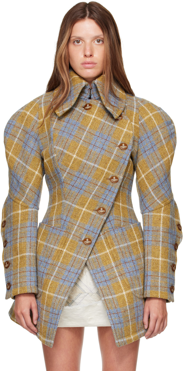 Vivienne Westwood: Yellow Gale Coat | SSENSE