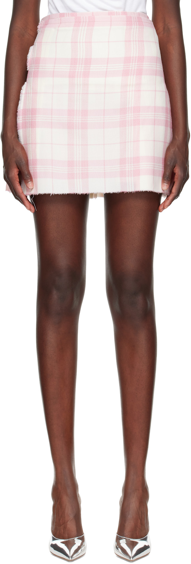 Vivienne Westwood: ピンク Kilt ミニスカート | SSENSE 日本