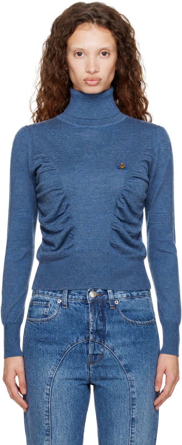 Vivienne Westwood: Blue Pamela Turtleneck | SSENSE