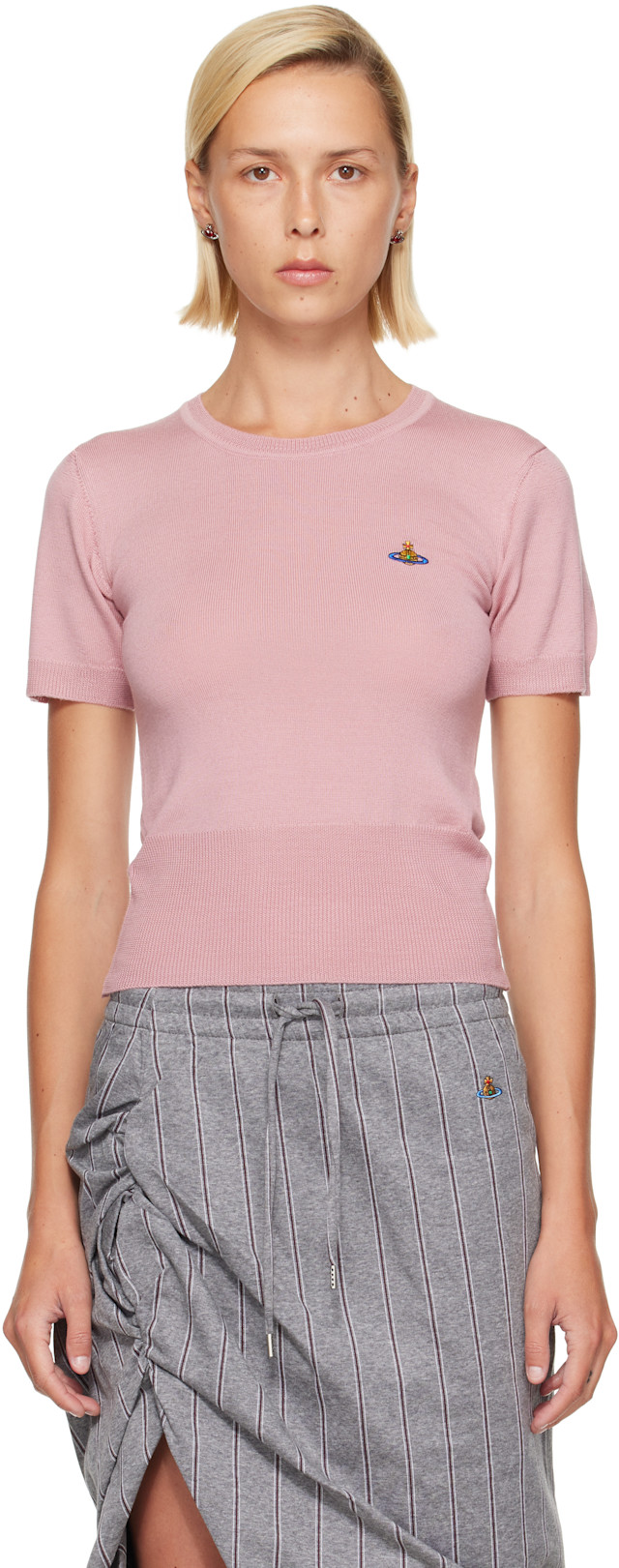 Vivienne Westwood: ピンク Bea Tシャツ | SSENSE 日本
