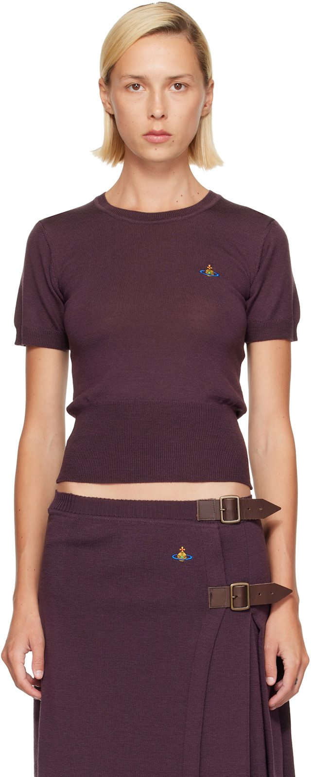 Vivienne Westwood: Purple Bea T-shirt | SSENSE