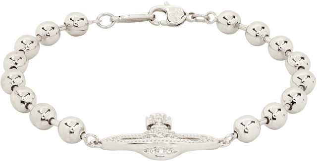 Vivienne Westwood: Thames Mini Bas Relief Bracelet | SSENSE