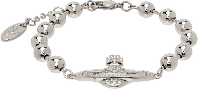 Vivienne Westwood Mini Bas Relief ブレスレット Vivienne Westwood: Thames Mini Bas Relief Bracelet | SSENSE
