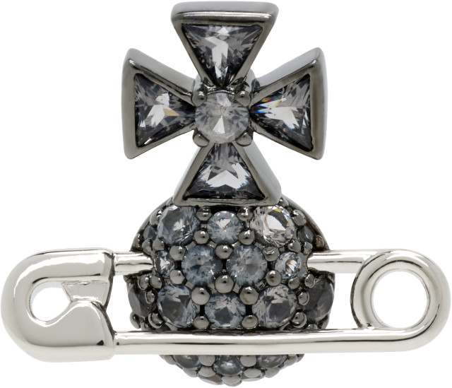 Vivienne Westwood: Man Hectorina Stud Single Earring | SSENSE
