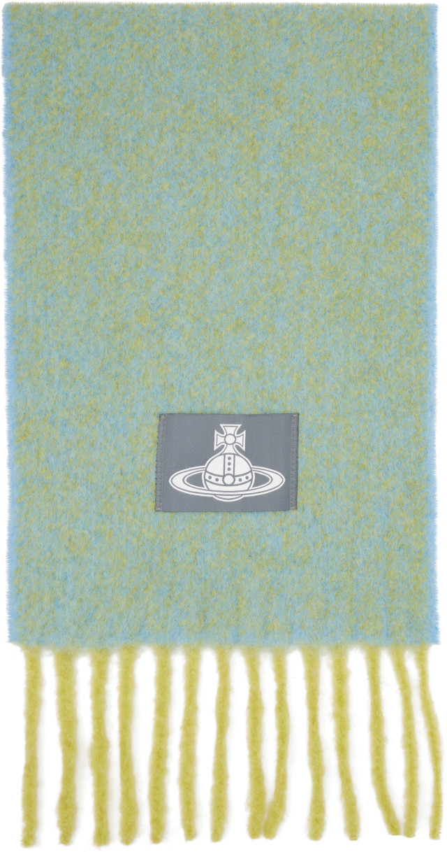 Vivienne Westwood: Yellow Alpaca Scarf | SSENSE