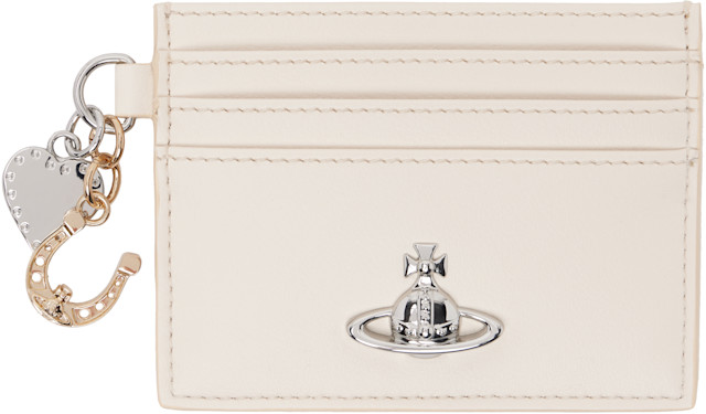 Vivienne Westwood: Off-White Charms Card Holder | SSENSE