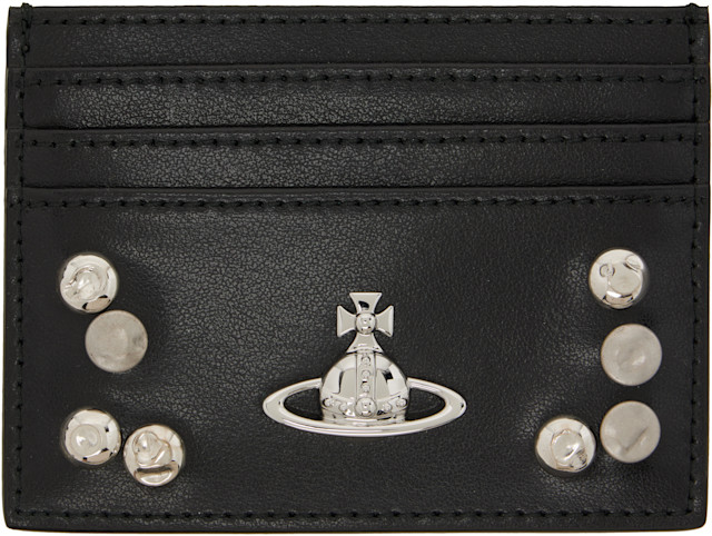 Vivienne Westwood: ブラック Flat カードケース | SSENSE 日本