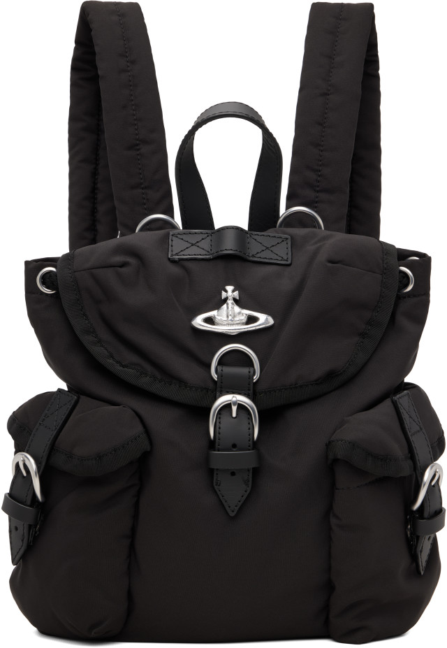 Vivienne Westwood: Black Highland Small Backpack | SSENSE