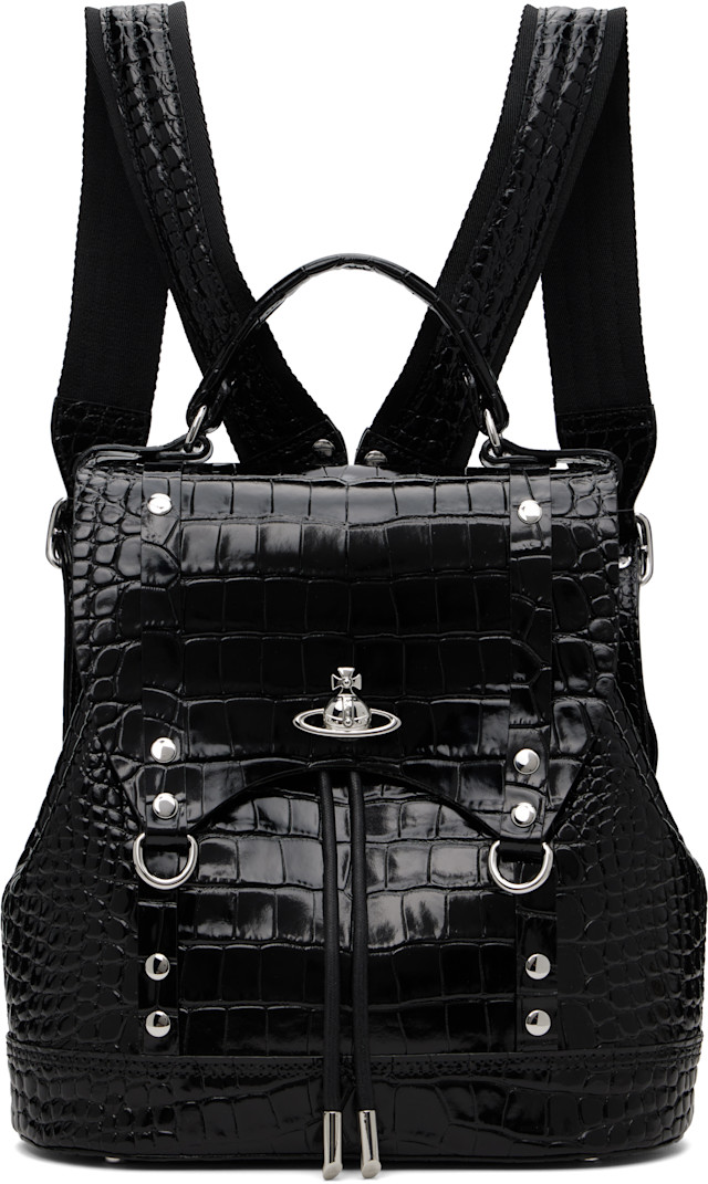 Vivienne Westwood: Black Max Small Backpack | SSENSE