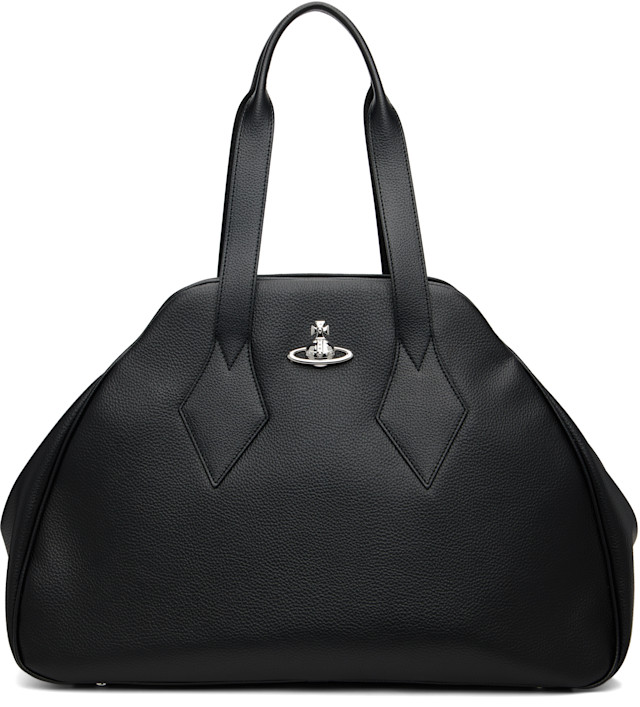 Vivienne Westwood: Black Yasmine Large Tote | SSENSE